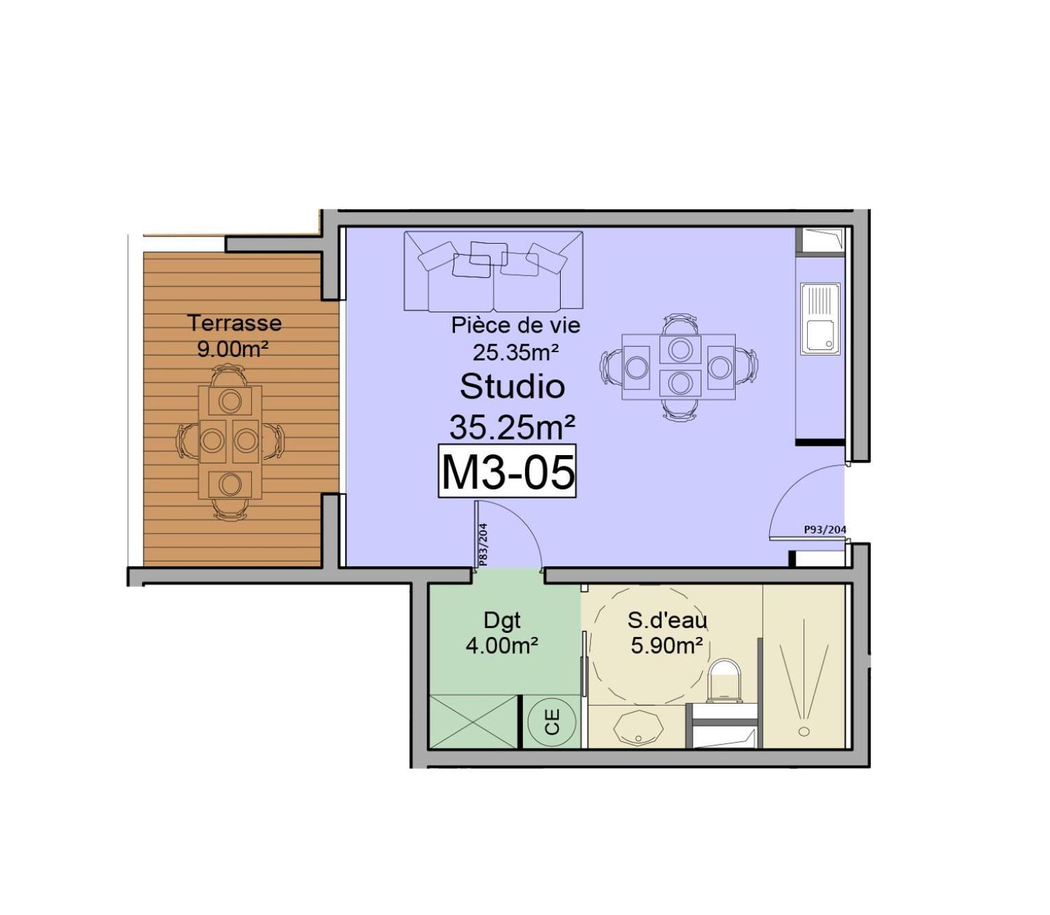 Studio T1 Bis Vue Mer Propriano 普罗普里亚诺 外观 照片